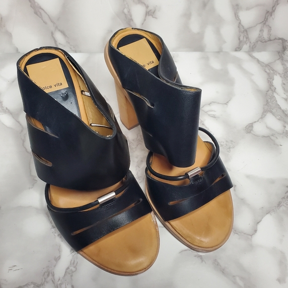 Dolce Vita Shoes - Dolce Vita Black Women's Heeled Sandals Size 6